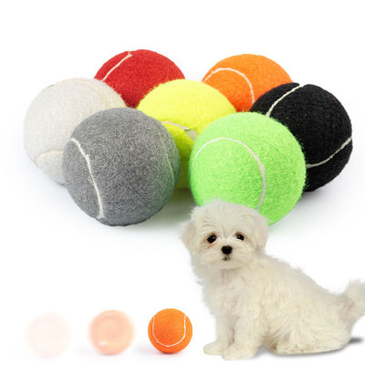Beli Hitam abu-abu bola tenis tak terhancurkan anjing 2.5 