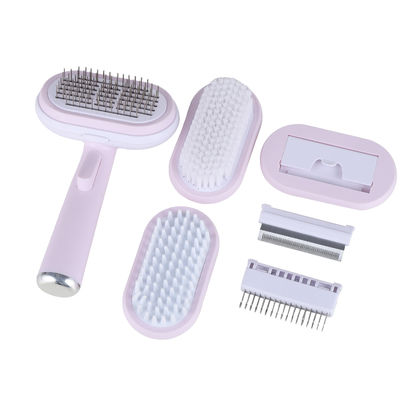 Beli Penghapus Rambut Pin Comb Pet Grooming Kit Self Cleaning Slicker Brush Shedding Tool pembuatan online
