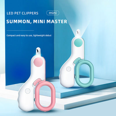 Beli Mini Dog Nail Clippers dengan Guard LED Safety Iron Plastic Cat Nail Cutter pembuatan online