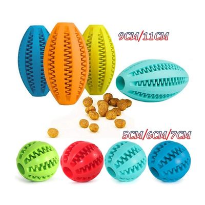 Beli Bola Pengeluaran Perawatan Hewan Peliharaan Oranye Bola Hewan Peliharaan Karet Padat Mainan Kunyah Anjing Karet Alam pembuatan online