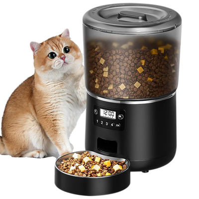 Beli 4L Otomatis Pet Bowl Feeder Stainless Steel Self Feeding Cat Bowl pembuatan online