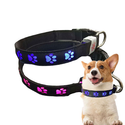 Semua Musim LED berkedip Kerah Anjing Kecil Medium Besar Terang Kerah Anjing