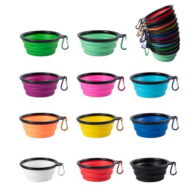350ml 1000ml TPE Silikon Dog Bowl Lipat