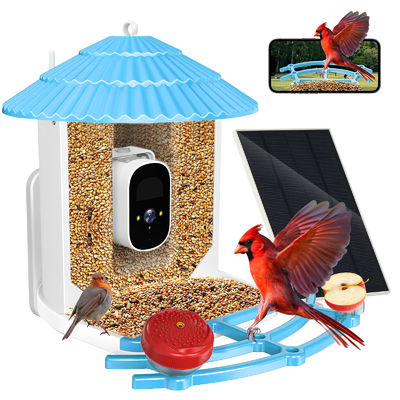 IP66 Waterproof 4MP Smart Bird Feeder 2.5L Wildlife Smart Bird Kamera