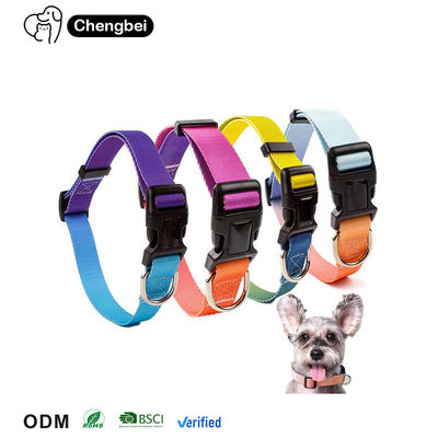 Kerah Anjing Kelas Mewah Disesuaikan Reversibel Padat Desainer Logo Khusus Pribadi