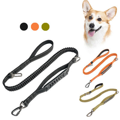 4 Foot Dog Lead Black Dog Leash dengan Buckle Handle 4 Ft Dog Leash