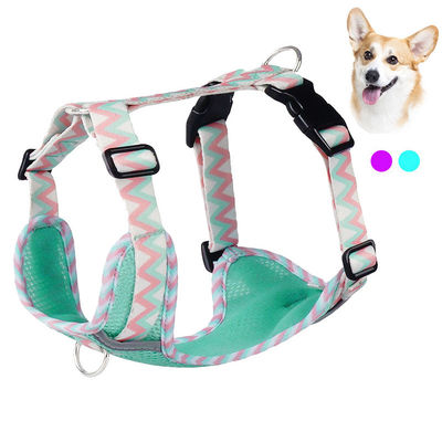 2023 Chengbei's Pet Supplies Dog Leash Vest dengan strip reflektif dan pola padat