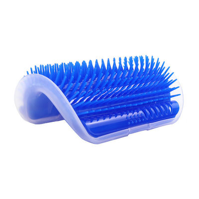Alat pembersih rambut hewan peliharaan Fungsi bersih Kucing Self Groomer Wall Corner Comb Cat Brush