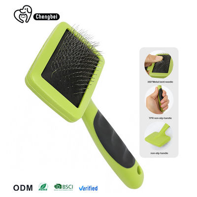 Pet Pin Brush Cat Dog Hair Grooming Slicker Custom Logo Tiga Ukuran Berkelanjutan