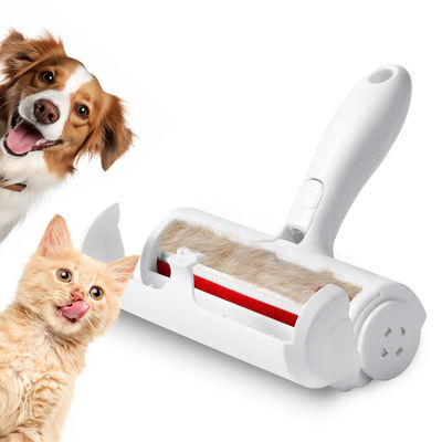 White Plastic Self Cleaning Lint Roller Lint Roller yang dapat digunakan kembali untuk rambut hewan peliharaan