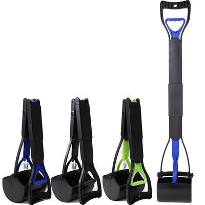 Black Pet Poop Picker Ringan Plastik Cat Litter Scoop Untuk Anjing 80x13.5x13cm