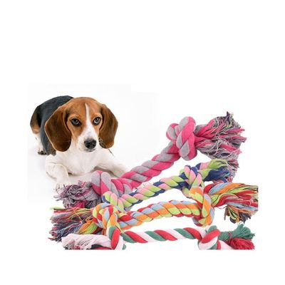 Pet Toys Set Tenun Tangan Kunyah Interaktif Kunyah Katun Anjing Tali Mainan Hewan Kecil
