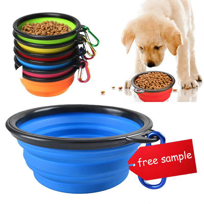 Peti anjing yang bisa dilipat untuk perjalanan Silicone lipat untuk pemilik hewan peliharaan yang sedang bepergian