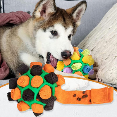 Pet Slow Feeder Interaktif Makanan Puzzle Dispenser Robot Dispenser Makanan