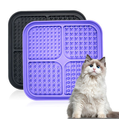 Pet Bowl Silicone Slow Feeder LCD Display DogLicking Mat Dog Lick Pad Interaktif