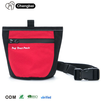 Dog Treat Bag Pet Walking Training Hip Fanny Pack Dengan Dispenser dan Kain Anjing